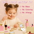 thumbnail image 2 of Set de maquillaje simulado ManManLine de madera, 15 unidades, para niñas de 3 a 8 años, 2 of 7