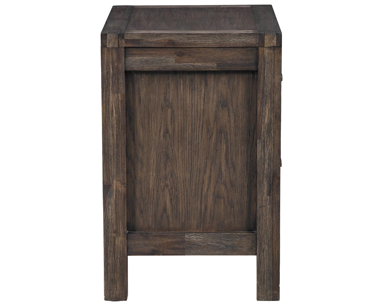 Signature Design by Ashley Dellbeck Dark Brown Two Drawer Night Stand - image 4 of 5