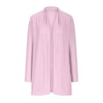 thumbnail image 3 of BODOAO Womens Cardigan Sweaters Lightweight Crochet Open Front Kimono Cardigans Knit Hollow Out Jacket Coats Beach Cover Ups Solid Color Mid Length Coarse Sweater Sweater Women Pink L, 3 of 6