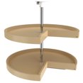 thumbnail image 1 of Rev-A-Shelf 28'' Lazy Susan Pie-Cut Polymer 2-Shelf, Almond, 6942-28-15-52, 1 of 10
