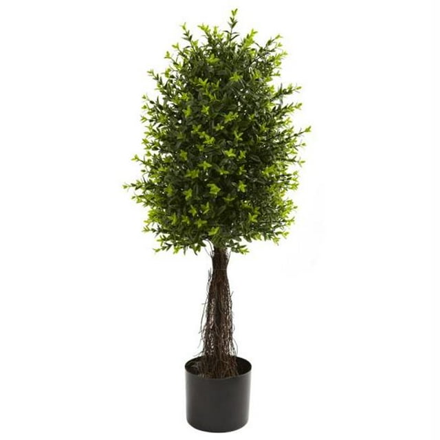 Nearly Natural 5413 35 ft. ft. Ixora Topiary UV Resistant - Indoor-Outdoor