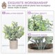 thumbnail image 3 of Artificial Bonsai Simulation Green Plants for Decoration 3Pcs Ornament, 3 of 4