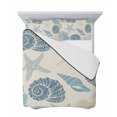 thumbnail image 7 of Quilts Twin-XL Size Bedding Set, Blue Coastal Lightweight Quilted Comforter, Shell Starfish Coral Nautical Summer Beach Rustic Soft Bedspread Coverlet with Pillow Covers for All Season, 68" x 98", 7 of 7