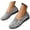 Grey, variant on Women Casual Shoes Knitted Mesh Round Toe Slip On Soft Sole Loafers Breathable Daily Shoes ,Us Size:6.5