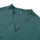 thumbnail image 4 of Sunloudy Mujer Primavera Otoño Camisa casual Color sólido Manga larga Cuello en V Blusas con botones Sunloudy S M L XL, 4 of 9