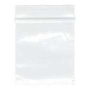 Plymor Zipper Reclosable Plastic Bags, 2 Mil (Pack of 100)