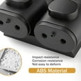 thumbnail image 4 of FANYX Shampoo and Conditioner Dispenser 3 Chamber Wall Mount No Drill, Black, 4 of 6