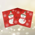 thumbnail image 3 of 20 unids/set servilletas navideñas de muñeco de nieve hermosas servilletas navideñas para fiesta en casa, 3 of 6