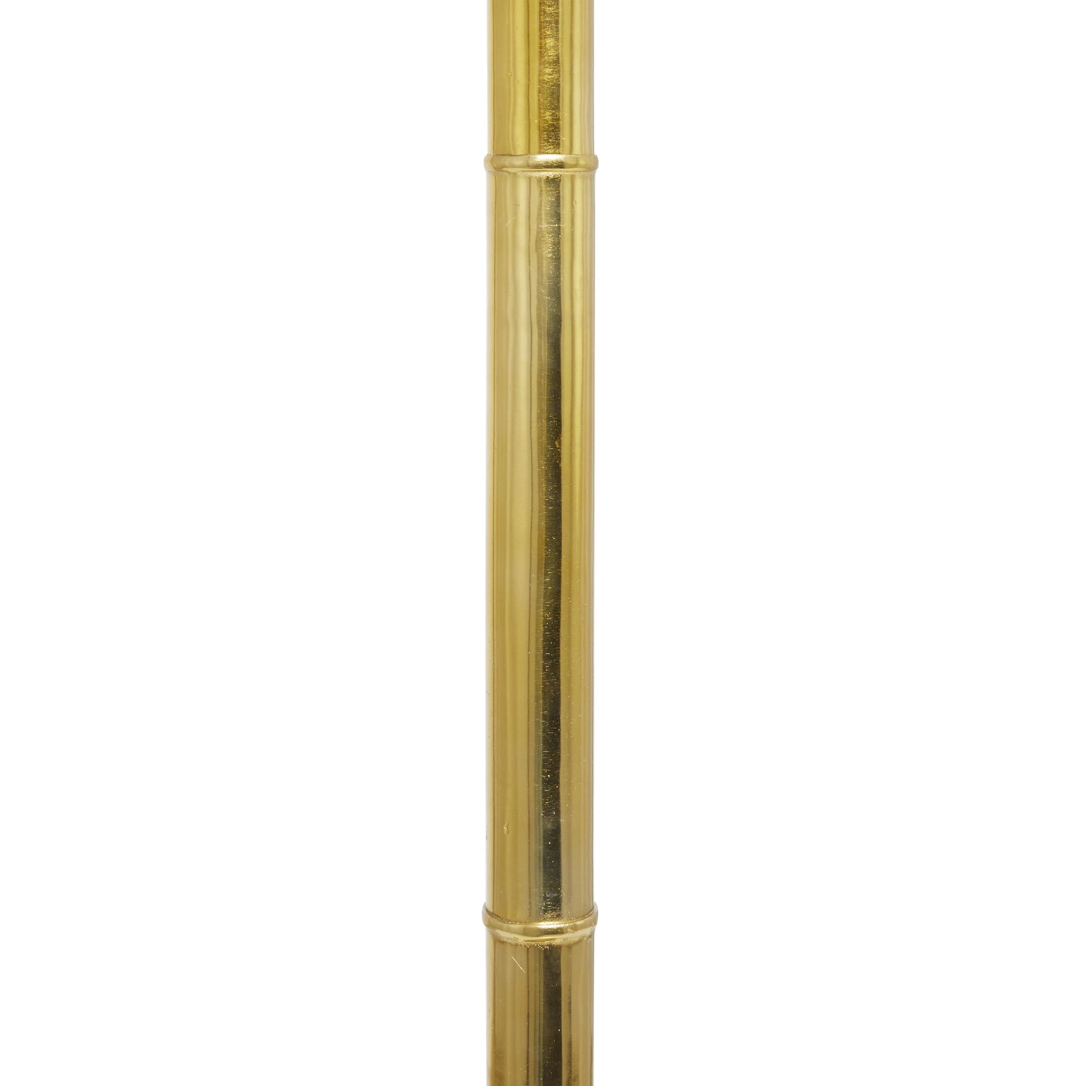 DecMode 15" x 69" Gold Aluminum Metal Sleek 4 Hook Coat Rack, 1-Piece