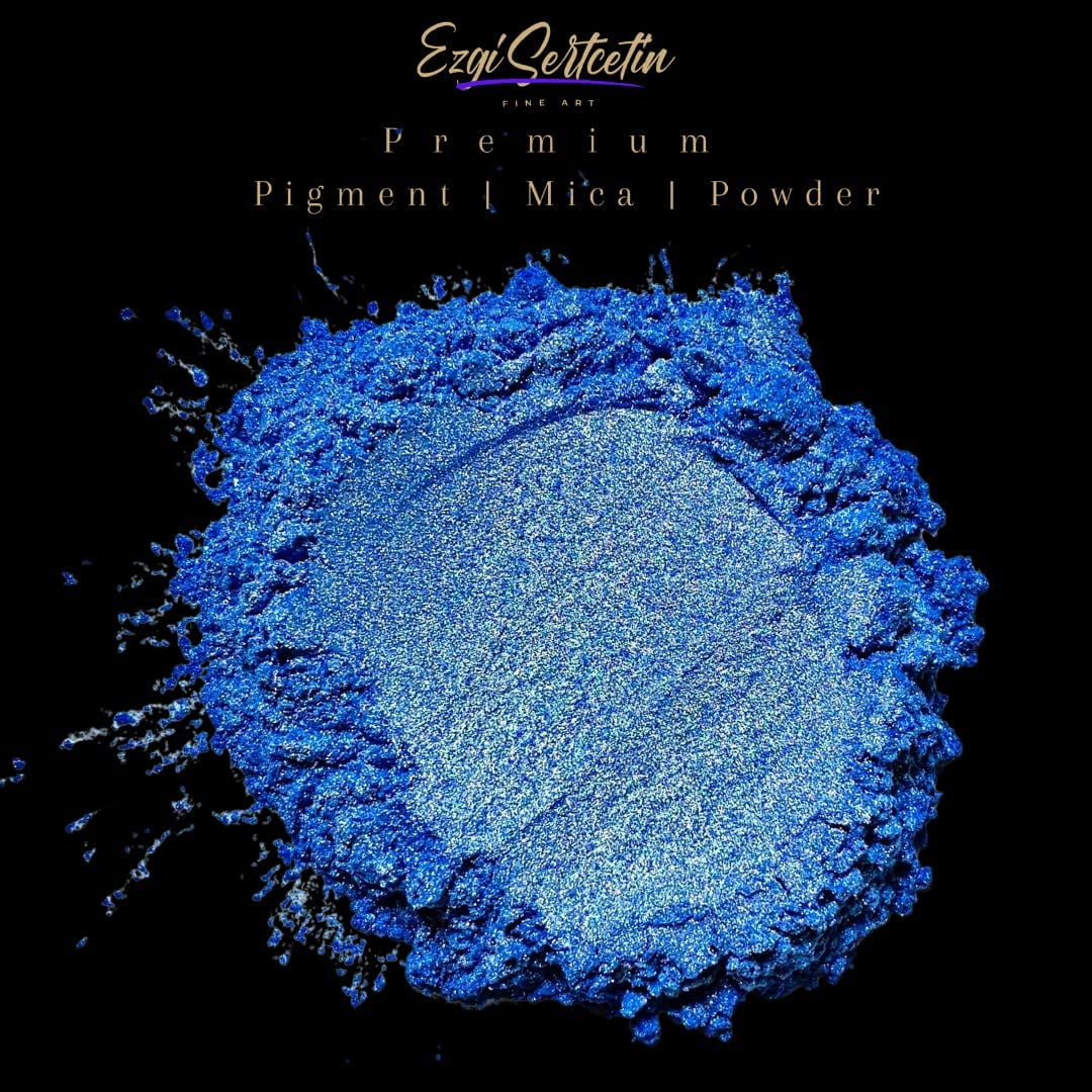 Premium Pigment Powder 50g, Authentic Unique & Bright Pearlescent Metallic  and Neon Colors, Especially Formulated for Artwork, Resin, Slime,  Plasticine and more by Ezgi Sertcetin