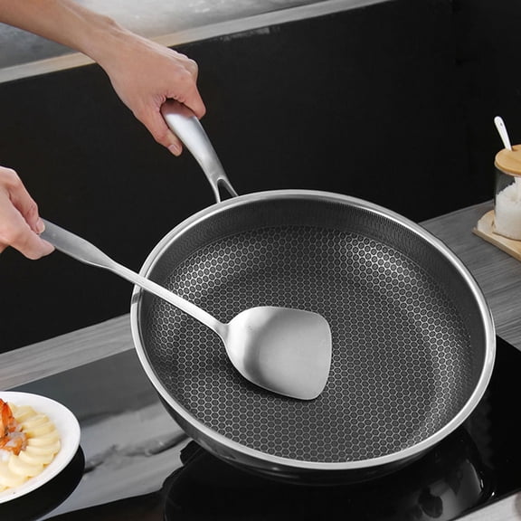 DEEPCRAFF Stainless Steel Honeycomb Nonstick Skillet Pan, Perfect for Cooking Eggs, Breakfast, and Everyday Kitchen Use
