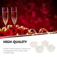 thumbnail image 4 of 4 Pcs Table Decor Lights LED Electronic Rose Lanterns White Plastic Romantic Decoration Sets, 4 of 8