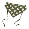 thumbnail image 2 of Yuwull Floral Bandanas Crochet Hair Scarf - Women Knitted Headscarf Daisy Headband Vintage Head Kerchief For Girls, 2 of 3