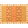 thumbnail image 1 of Ahgly Company Indoor Rectangle Southwestern Orange Country Area Rugs, 2' x 4', 1 of 1