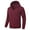 Burgundy, variant on Tyhengta Men's Jacquard Plaid Cloth Zipper Hooded Jacket Fleece Lining Winter Warm Jacket