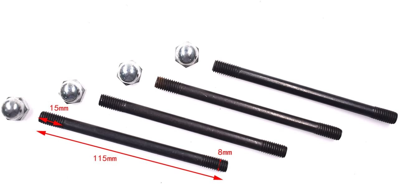 Find Studs, Bolts 2-Stroke Engine For Intake/Exhaust 49cc TO 80cc Motorized Bicycle. In Las - Foto 3