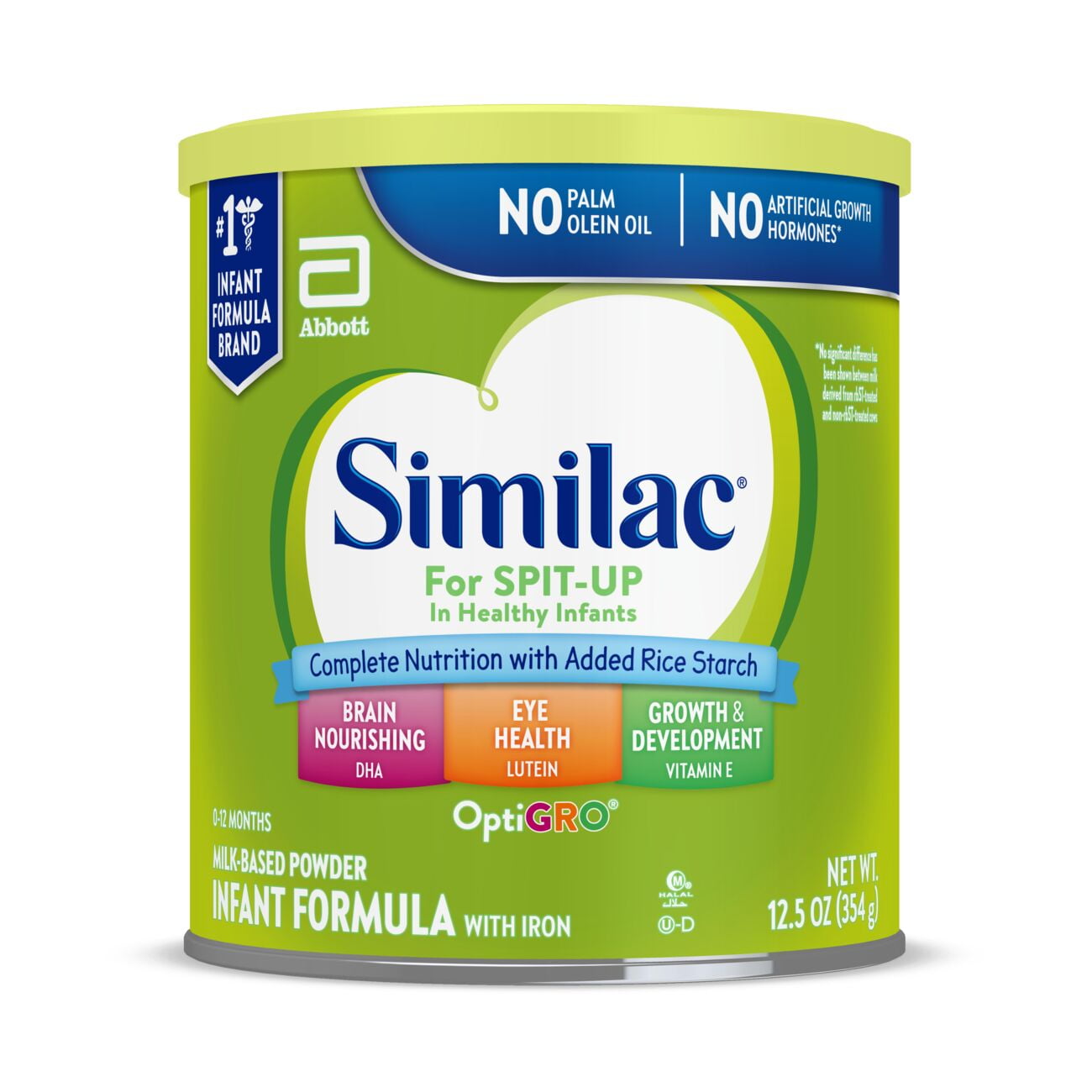 Similac For SpitUp Infant Formula With Iron, 12.5oz Can
