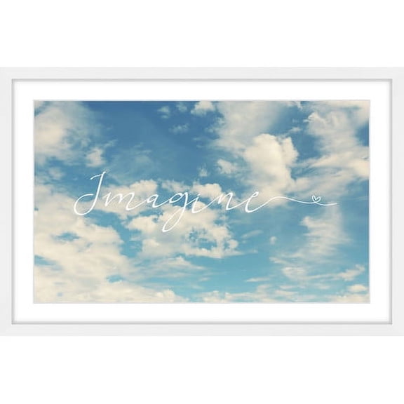"Imagine" Framed Painting Print