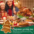 thumbnail image 4 of Bandeja de Árbol de Navidad de Madera de Acacia Renawe 38x30x2 cm, 4 of 7