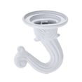 thumbnail image 6 of Uxcell Ceiling Hooks with Hardware Zinc Alloy White 1.5" Home Decor Patio Balcony Plants 2Pcs, 6 of 6