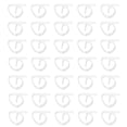 thumbnail image 1 of Miangastore Clips Rust-Proof 72Pcs 1.8X1.4In, 1 of 8