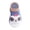 Blue, variant on Baby Boys Girls Sock Shoes Cute Panda Print Knit Soft Sole Rubber Stocking Shoes Toddlers Infant Indoor Outdoor First Walkers