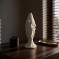 thumbnail image 4 of Gothic Home Decor Veiled Sculpture 5X2X6 Inch Gray Minimalist Statue Witchy Home Decor Spiritual Accent for Tabletop Shelf Mantel 1 Piece, 4 of 6