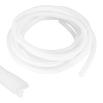 Window Weather Stripping Door Seal, 2 Pack 1/2" Wide Kerf Mount Weatherstrip Seal for (5 m/16.4 ft, White)