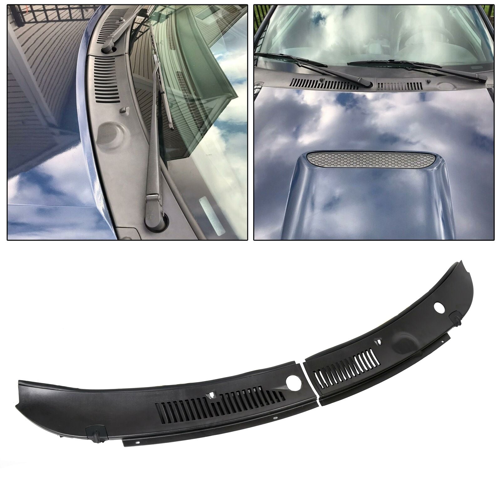 Improved Windshield Rain Wiper Cowl Vent Grille Panel Hood For 9904