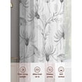 thumbnail image 6 of Sheer Curtains 72 Inches Long 2 Panels, Country Abstract Wild Flowers Rod Pocket Curtain Voile Draperies, Summer Blossom Floral Herb Light Filtering Window Treatment for Living Room Kitchen Bedroom, 6 of 8