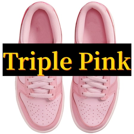 

Unisex Retro Fashion Casual Low Sports Basketball Shoes Triple Pink