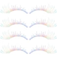 thumbnail image 2 of 4 Pairs PET Eyelash Car Stickers Car Eyebrow Stickers Waterproof Self Adhesive Eyelash Decals Auto DIY Body Decals for Car Headlight Decoration 117x264x0.1mm, 2 of 9