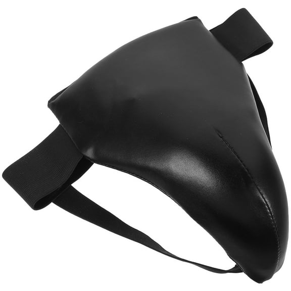 CATIEBYE Kickboxing Guard PU Black 1Pack Breathable Protector for Adults