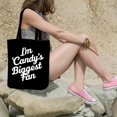 thumbnail image 5 of I'm Candy's Biggest Fan Retro Groovy Vintage Halloween Canvas Bag 3Pcs, 5 of 5