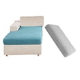 thumbnail image 5 of Fiudx Funda de Cojín de Sofá de Color Liso, Tejido Elástico de Alta Elasticidad, Resistente a Las Manchas y Duradera, Fácil de Instalar, Evita Resbalones, Protector de Chaise Longue para Sofá, Sala d, 5 of 5