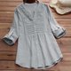 thumbnail image 4 of Moda Mujer Causal Blusa sólida Camiseta de manga larga Otoño Sweartshirt Tops Fridja  czfsfas6236, 4 of 9