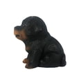 thumbnail image 2 of Tan rottweiler escultura exquisito diseño con encanto color sólido mini perro estatuillas juguete para habitación casa jardín al aire libre adornos Eigraketly HA012396-00B, 2 of 7