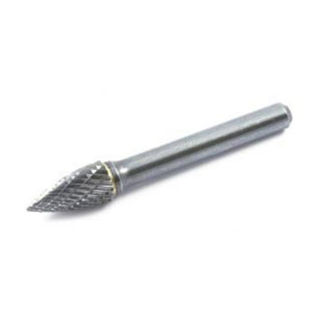 Industries Inc 60127 Tungsten Carbide Burr, 0.37 in. Tree Pointed