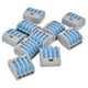 thumbnail image 2 of Conector de cable de empalme, 25 piezas, conector de cable de cableado rápido con palanca de 4 vías, bloque de terminales de conductor de empuje, rendimiento comprobado, 2 of 8