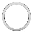thumbnail image 2 of 14k White Gold 2.5mm Flat Comfort Fit Band Ring - 3.2 Grams - Size 5.5, 2 of 2