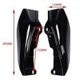 thumbnail image 4 of Motorcycle Gloss Black Mid-Frame Air Deflector Heat Shield for Harley Touring Electra Glide Street, 4 of 5