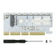 thumbnail image 2 of Tarjeta Adaptadora PCIe a NVMe 64 Gbps ANGGREK para 2230 2242 2260 2280 SSD Protocolo M2 NVMe, 2 of 8