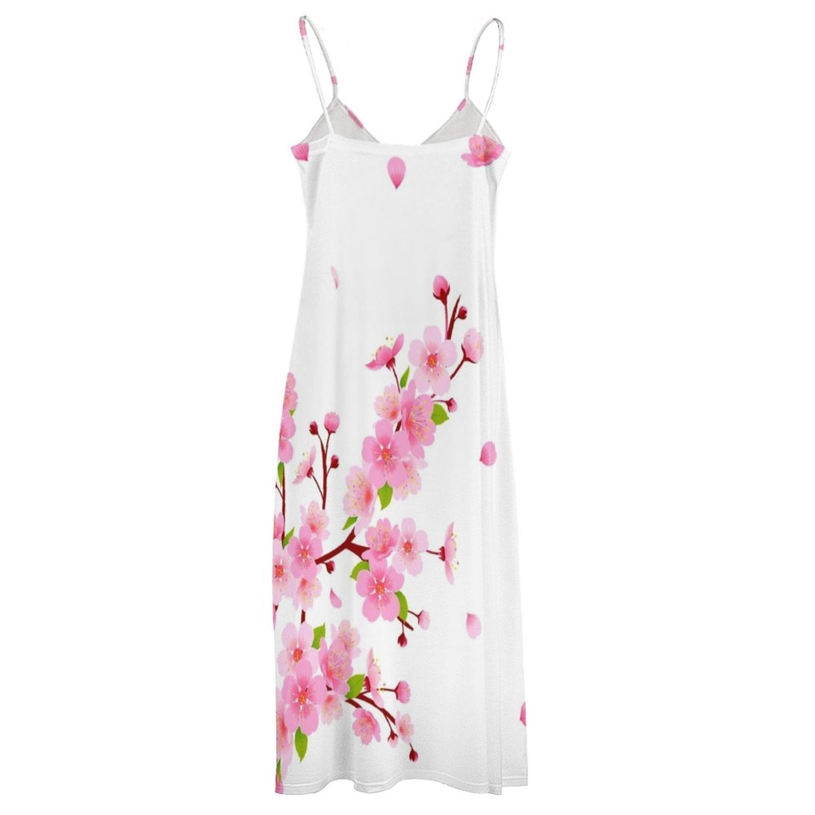 Sakura Cherry Blossom | Japanese Sakura Sleeveless Dress For Women