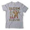 thumbnail image 5 of Sloth Shirt Sloth Running Team Shirt Funny Joke Shirt Lazy Person Gifts Funny Sloth Shirt, 5 of 6