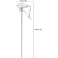 thumbnail image 2 of Milk Frothing Thermometer, Stainless Steel Instant Read Meat Thermometer with Clip Food Cooking Thermometer for Grill BBQ Steak Smoker Oil Milk Yogurt (Long), 2 of 8