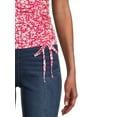 thumbnail image 4 of No Boundaries Juniors Double Ruched Tank Top, 4 of 5