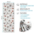 thumbnail image 2 of Red Strawberry Cow Pattern Hot Yoga Mat Towel Non Slip for Hot Yoga - Quick-Drying Yoga Mat Cover with 4 Corner Pockets with Travel Bag - Hot Yoga Towel Non Slip Grip Moisture Wicking Sweat 70"x26", 2 of 6