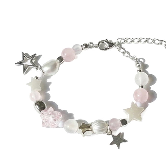 Beaded Star Bracelet, Lightweight Soft Design