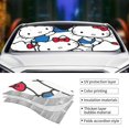thumbnail image 3 of Hello Kitty Car Windshield Sunshades, Front Windshield Sun Shade, Hardened Sun Visor Shield Cover, Foldable Reflector For Car Truck Suv, Keeps Your Vehicle Cool, 3 of 8