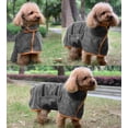 thumbnail image 4 of Dog Drying Coat Bathrobe Towel, Microfibre Material Fast Drying Super Absorbent Dog Bath Robe, Pet Quick Drying Moisture Absorbing, 4 of 5